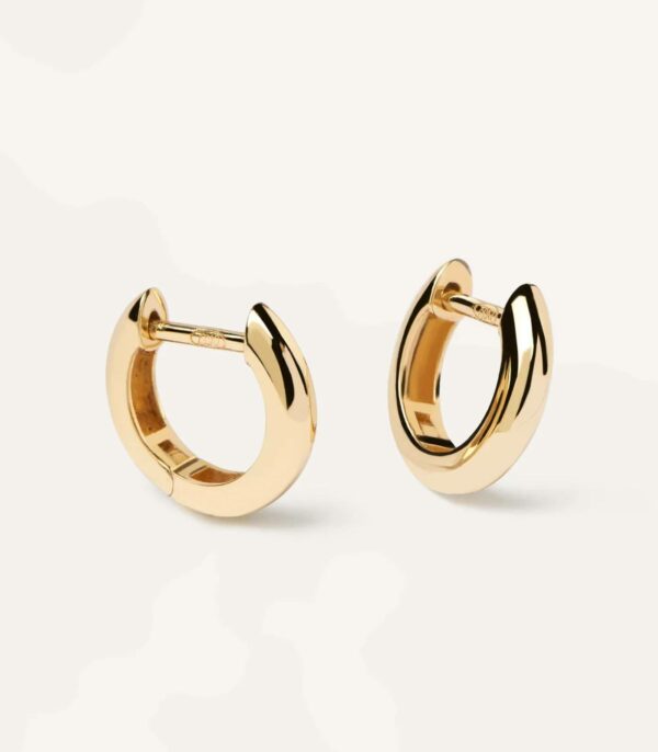 Gold Bold Mini Hoops